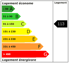 Consomation énergie : 113